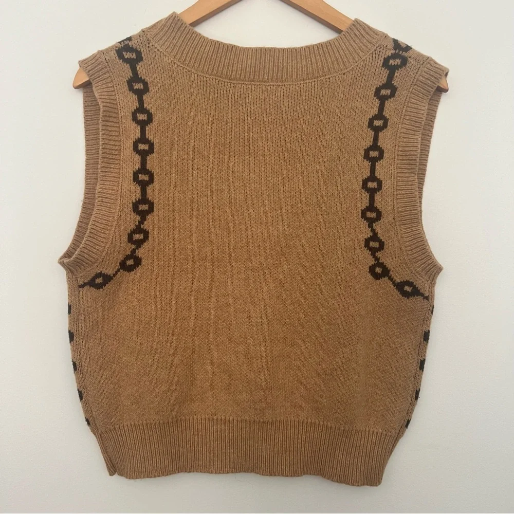 NWT Anthropologie Moon River Sweater Vest - Picture 4 of 6